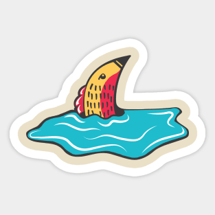 Mutant Fish from the Sea Sticker